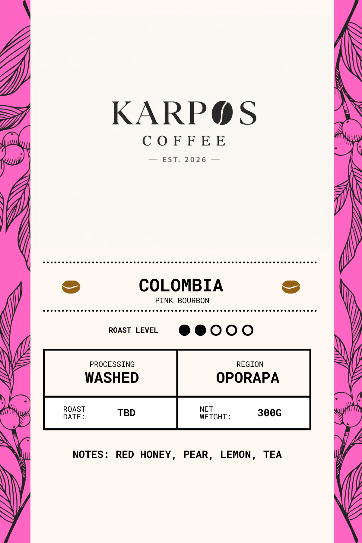 Columbia Pink Bourbon